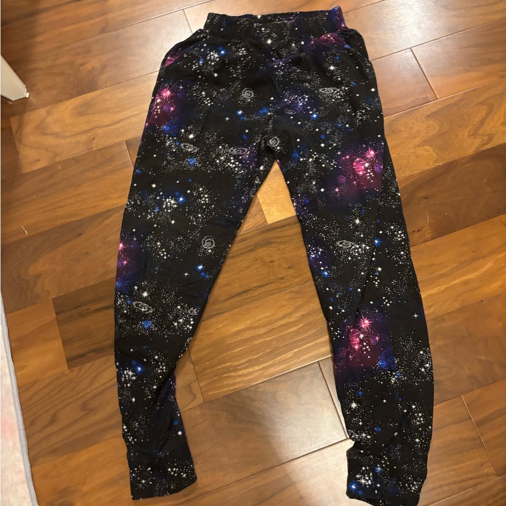 Galaxy Print Kids Leggings